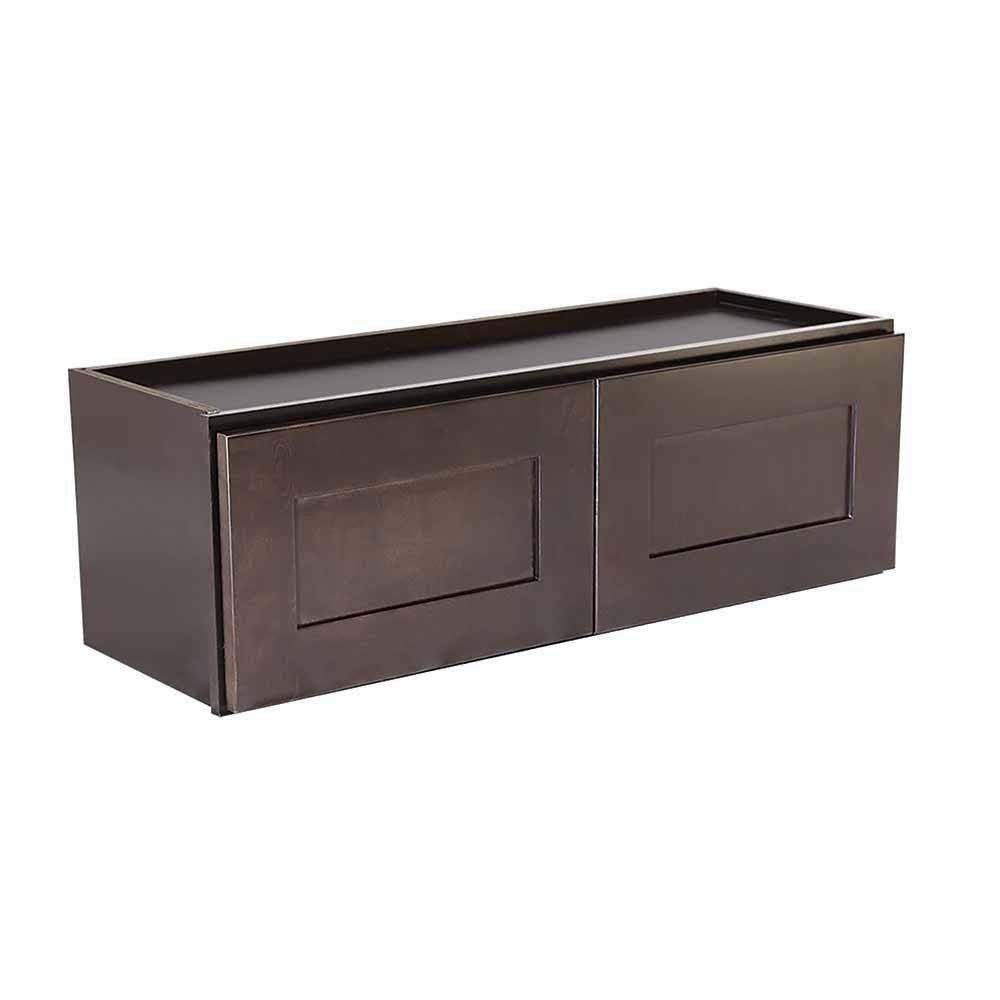 Espresso Double Door Kitchen Cabinet W748