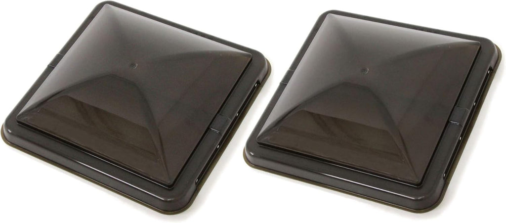 2 Pack 14 Inch RV Roof Vent Cover Smoke E783565