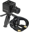 4K USB Camera Bundle with Audio, 6mm CS-Mount Lens, Metal Enclosure, Tripod and USB Cable B7580