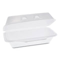 White Foam Hinged Medium Containers 440/Carton W1672