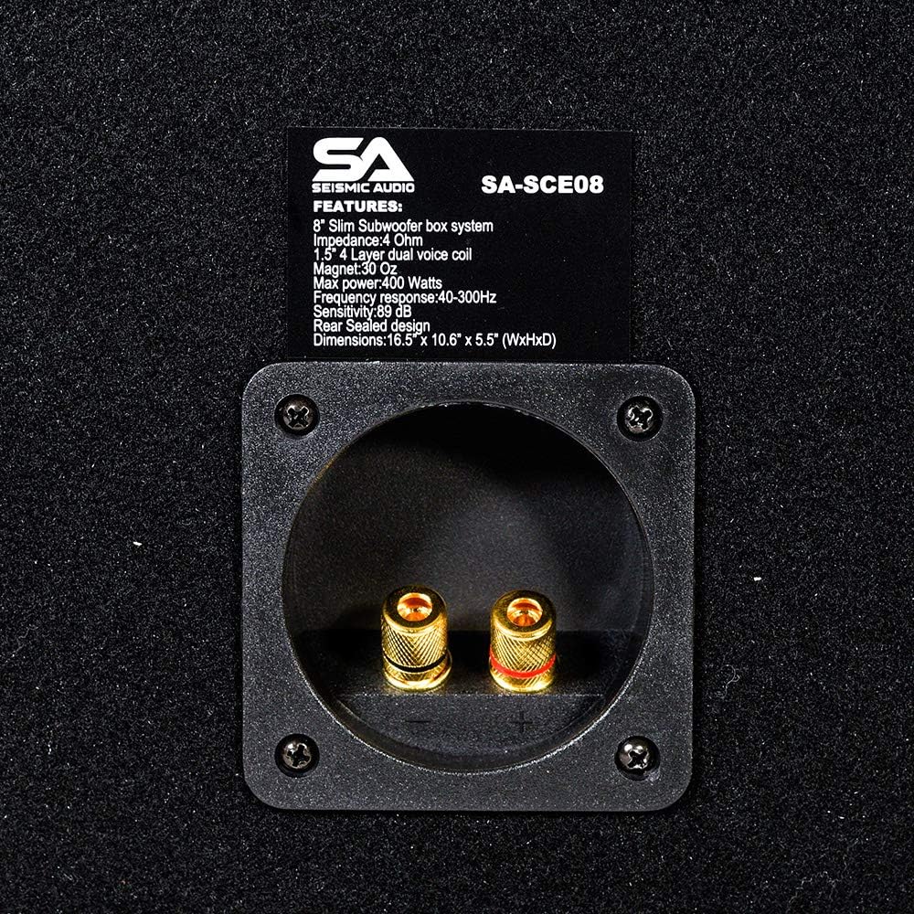 8 Inch 400 Watt Car Audio Subwoofer Enclosure V59837