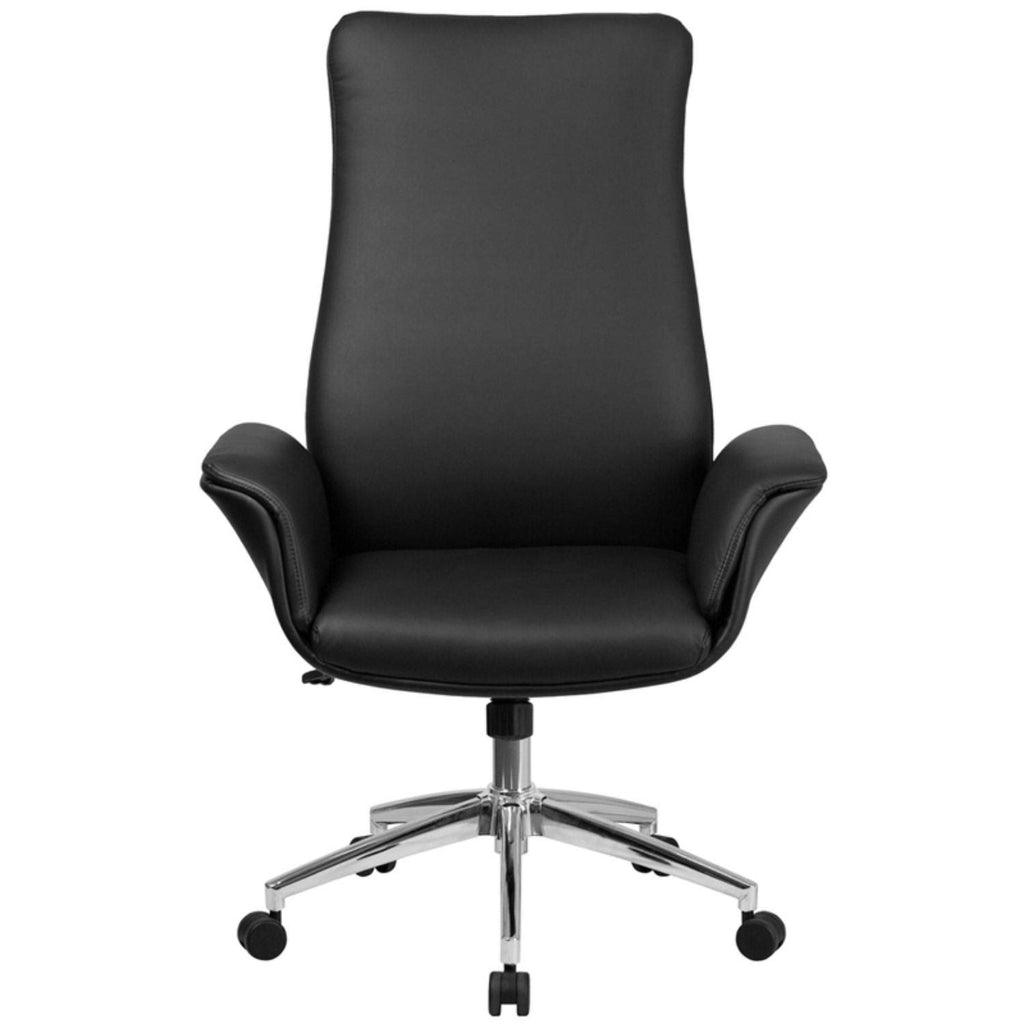 Black LeatherSoft Executive Swivel Office Chair C671608