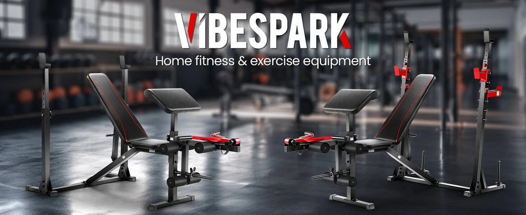 900LBS Adjustable Weight Bench with Barbell Rack C81083