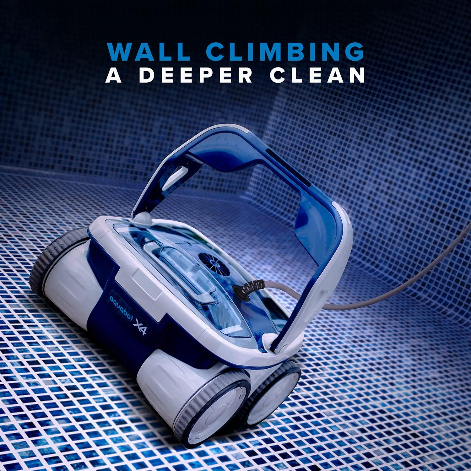 Robotic Pool Cleaner with Active Scrubbing Brush and Dual Filters L6647