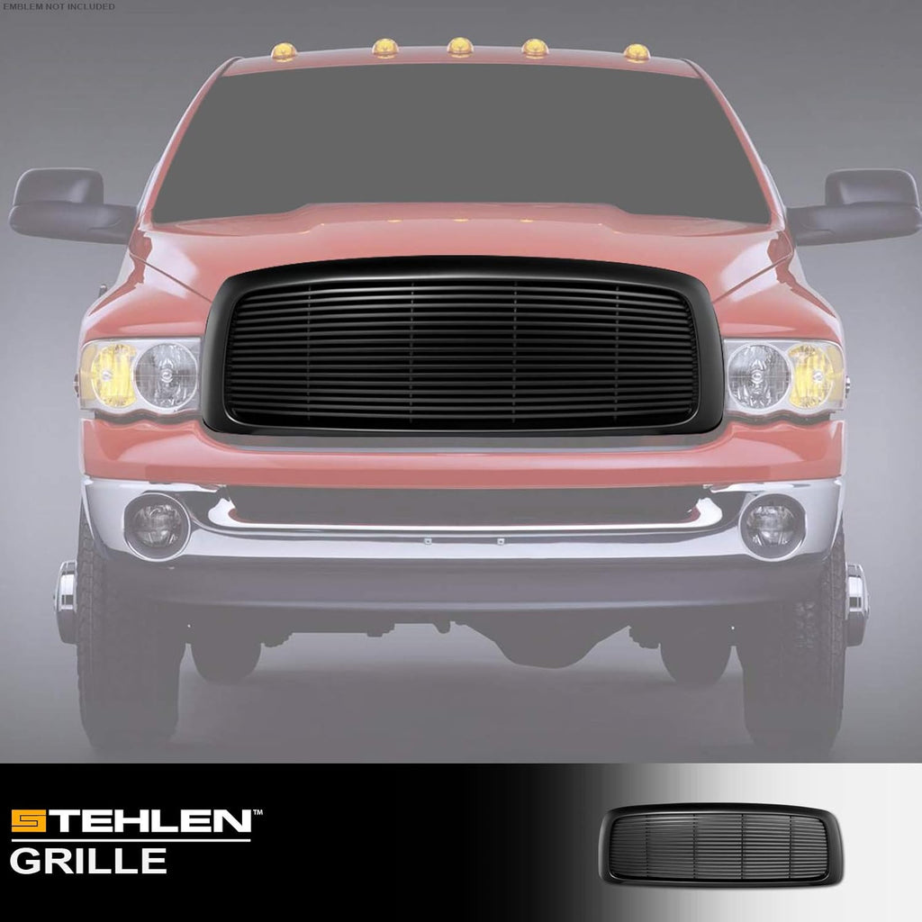 Matte Black Front Hood Bumper Grille Y64401
