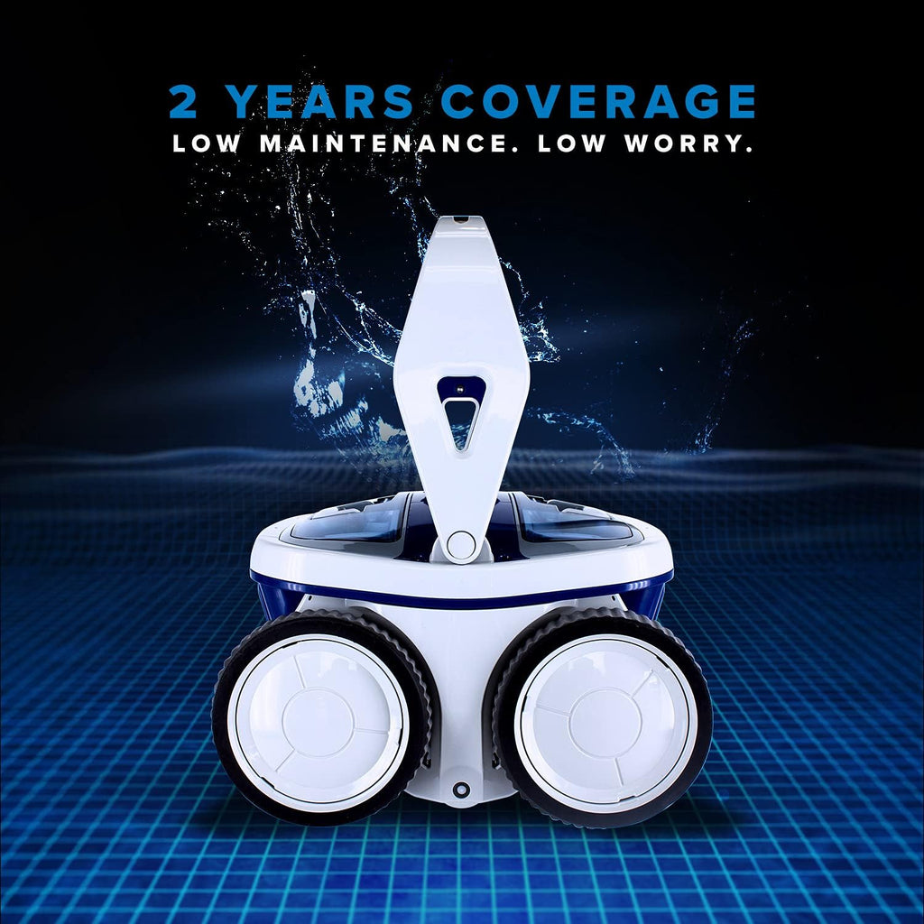 Robotic Pool Cleaner with Active Scrubbing Brush and Dual Filters L6647