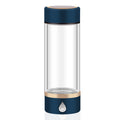 420ml Rechargeable Hydrogen Water Bottle Glass Cup O137361