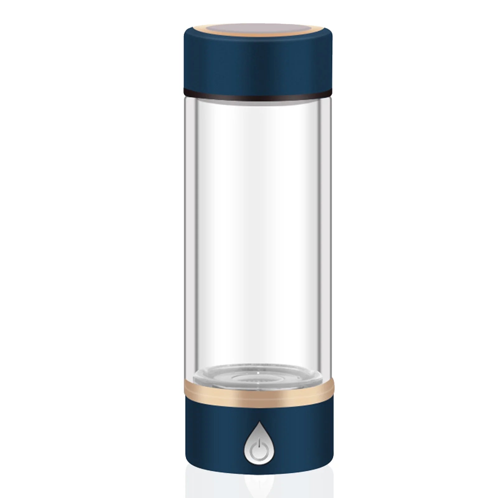 420ml Rechargeable Hydrogen Water Bottle Glass Cup O137361