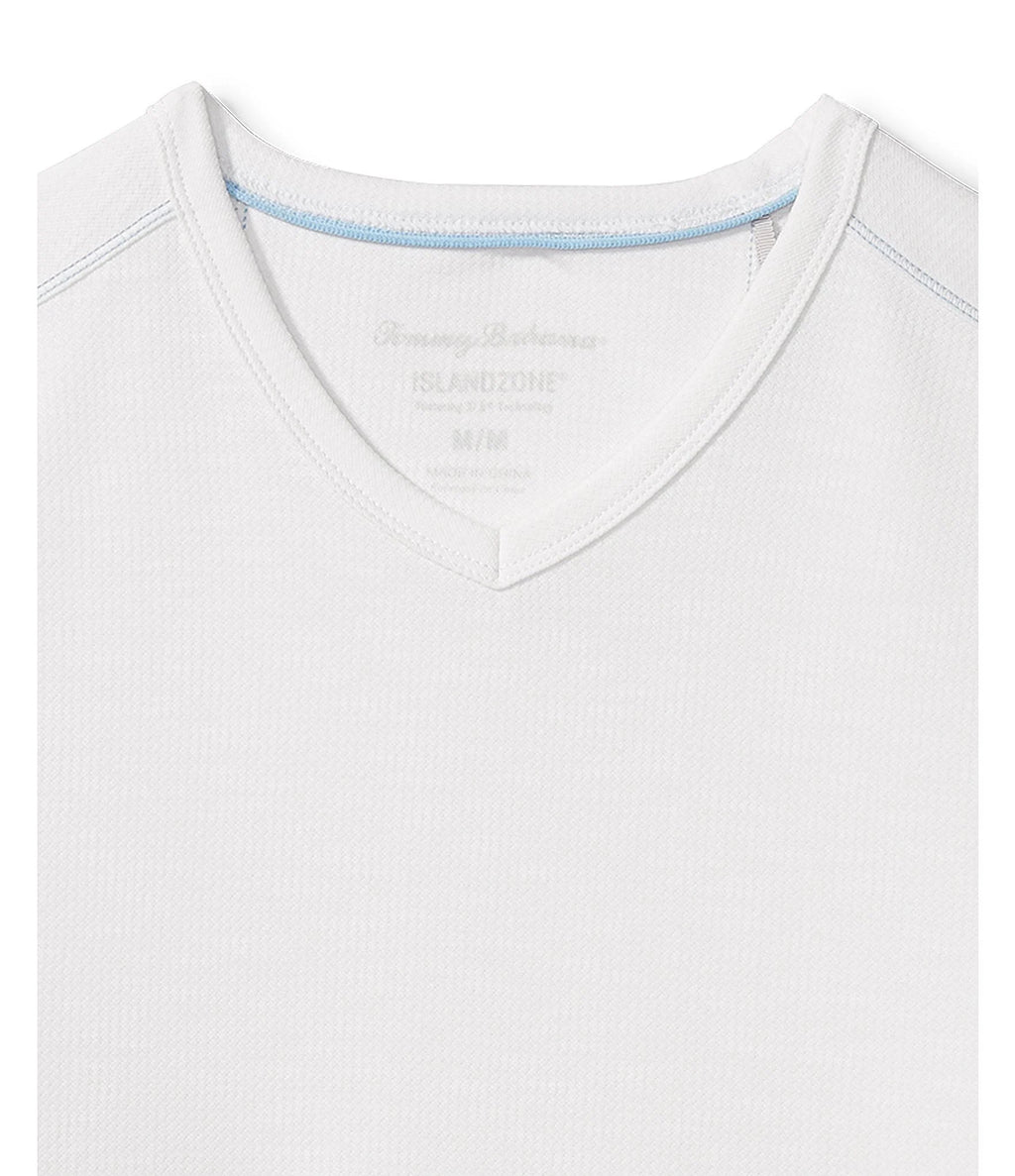 Blue V-Neck Tee Y605701