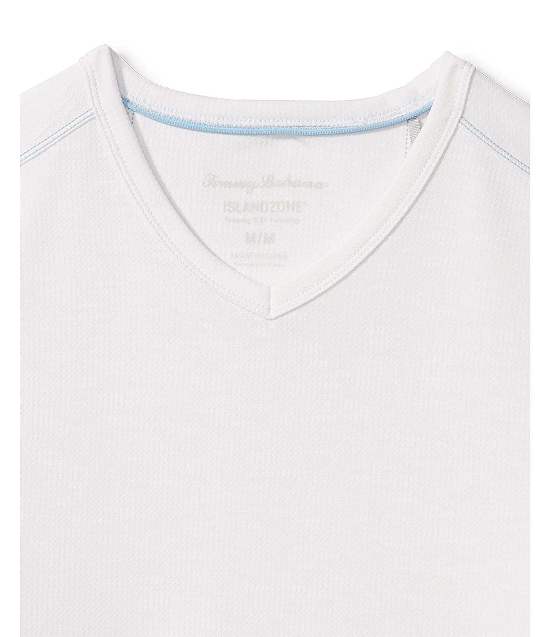 Blue V-Neck Tee Y605701