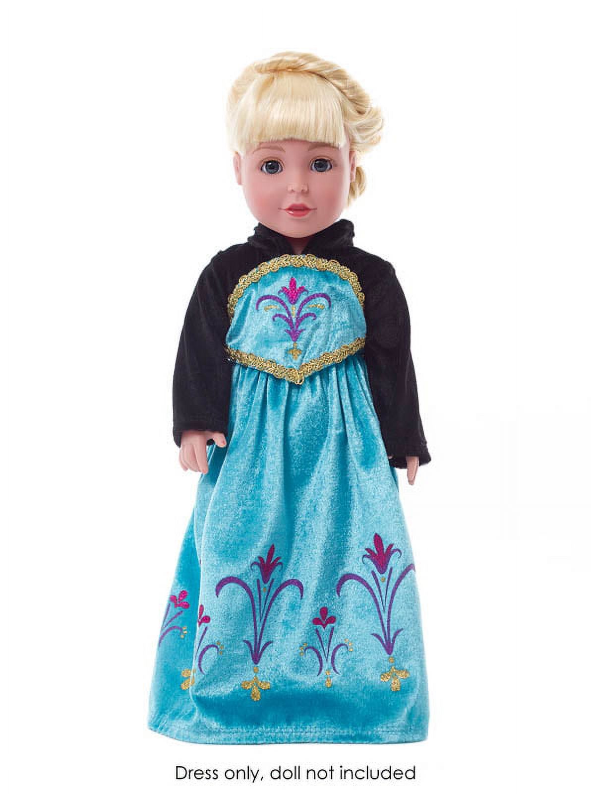 Ice Queen Coronation Doll Dress D7710