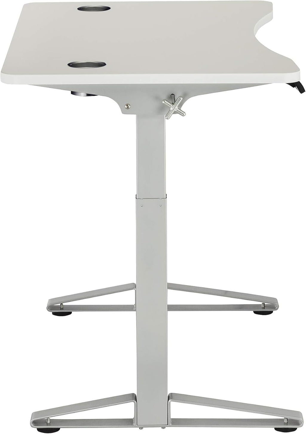 Electric Height Adjustable Sit to Stand Desk, White D4796