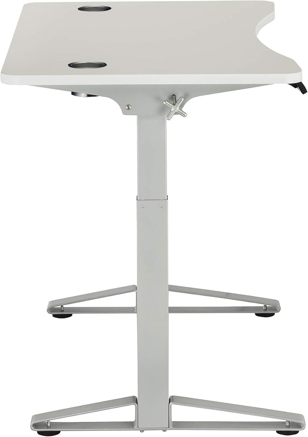Electric Height Adjustable Sit to Stand Desk, White D4796