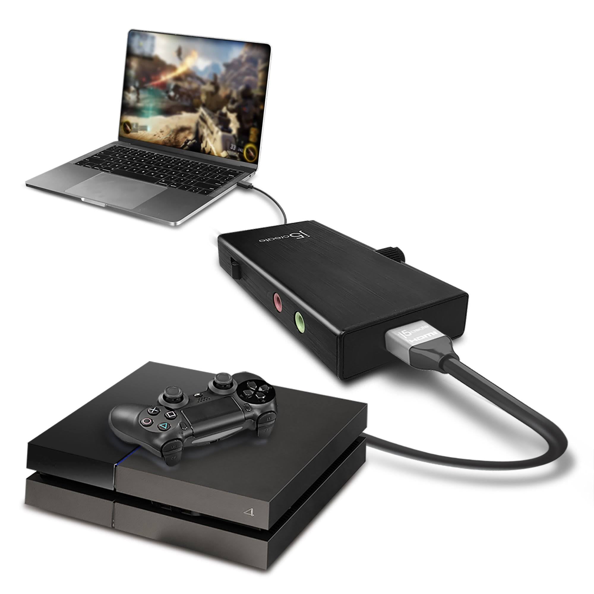 Black HDMI-to-USB Video Capture Card F619457