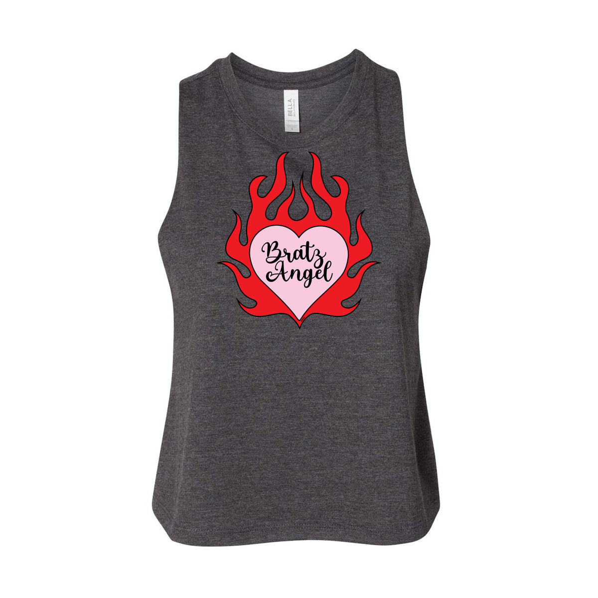 Cropped Racerback Tank Top B1824