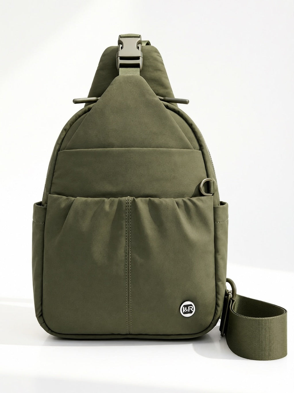 The Iris Clutch Sling Bag (#4000) Adjustable Strap Zipper Bag - By Iris & Rainbow