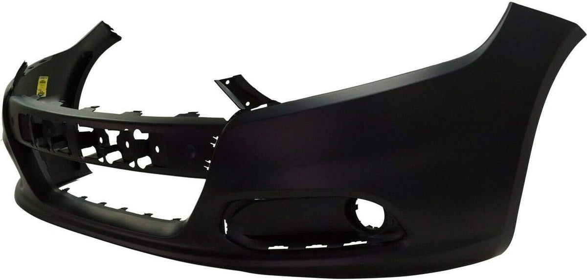 Primed Plastic Front Bumper Cover Fascia with Fog Light Holes for 2013-2016 Dodge Dart Sedan P2462