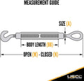 Galvanized Hook and Eye Turnbuckle N68130