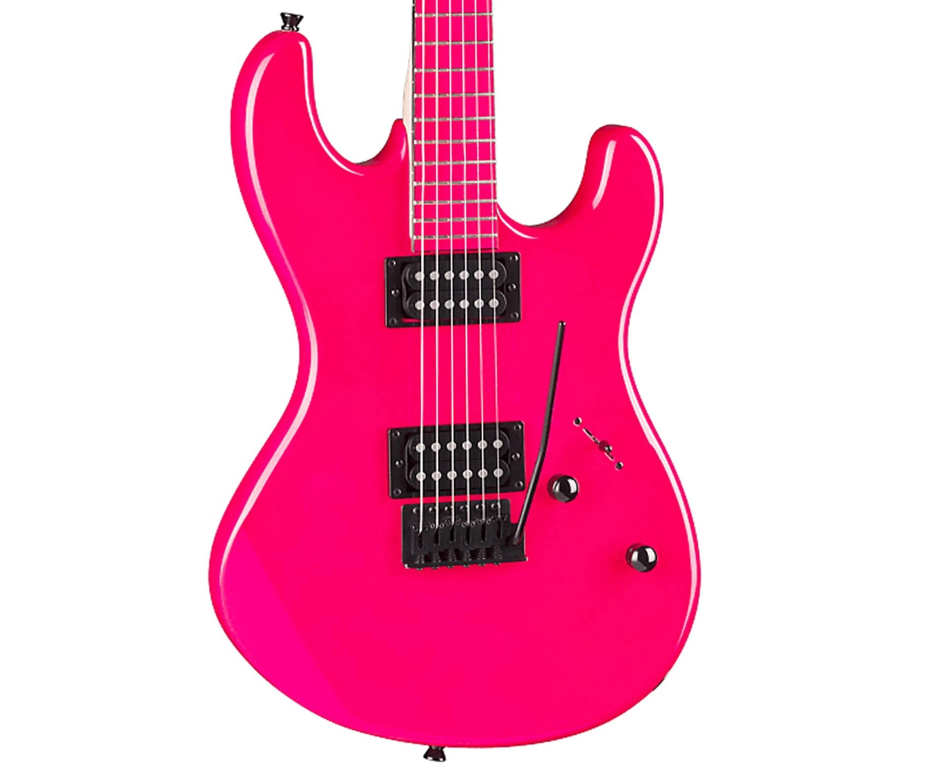 Fluorescent Pink Electric Guitar I369