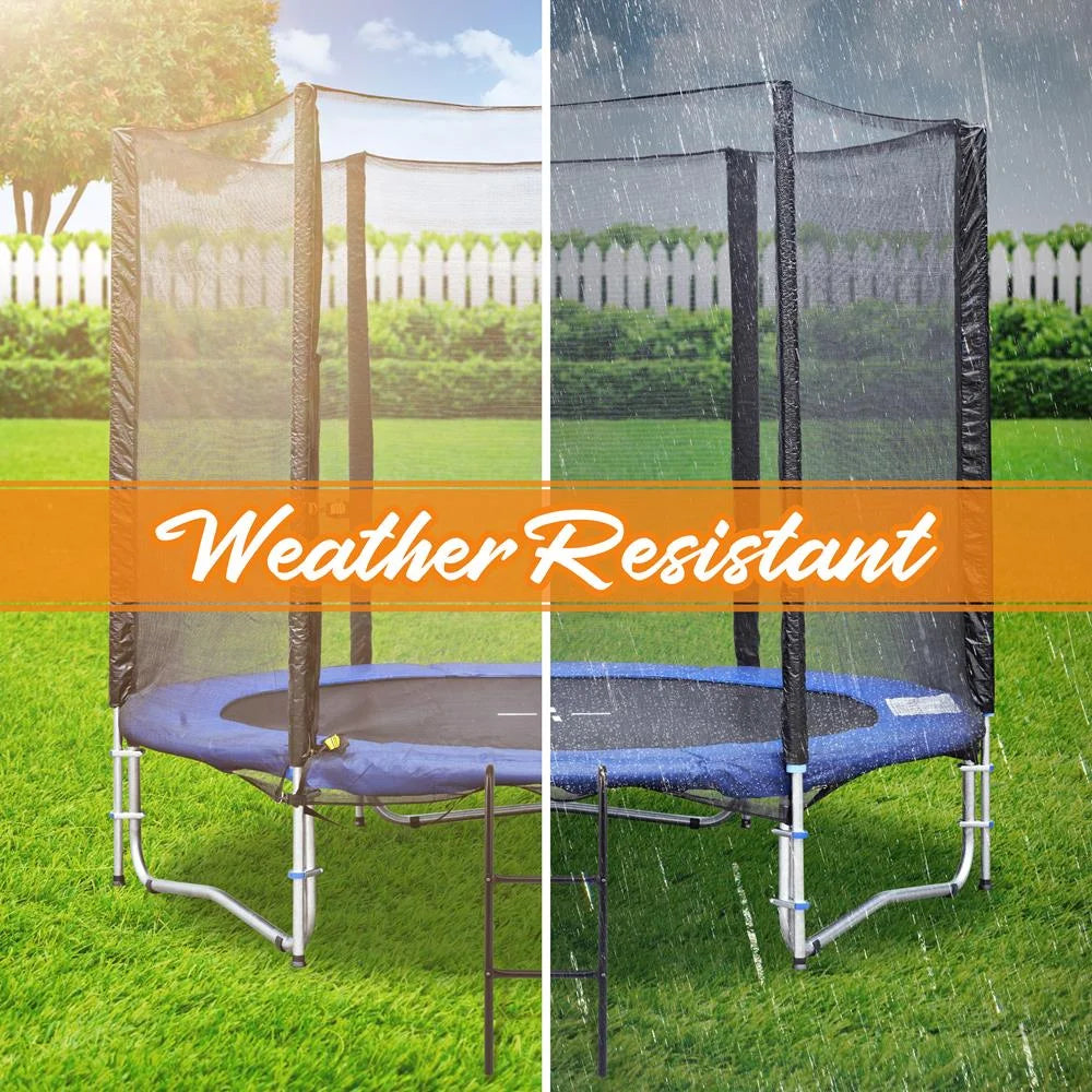 2 Step Galvanized Steel Trampoline Safety Ladder Y216