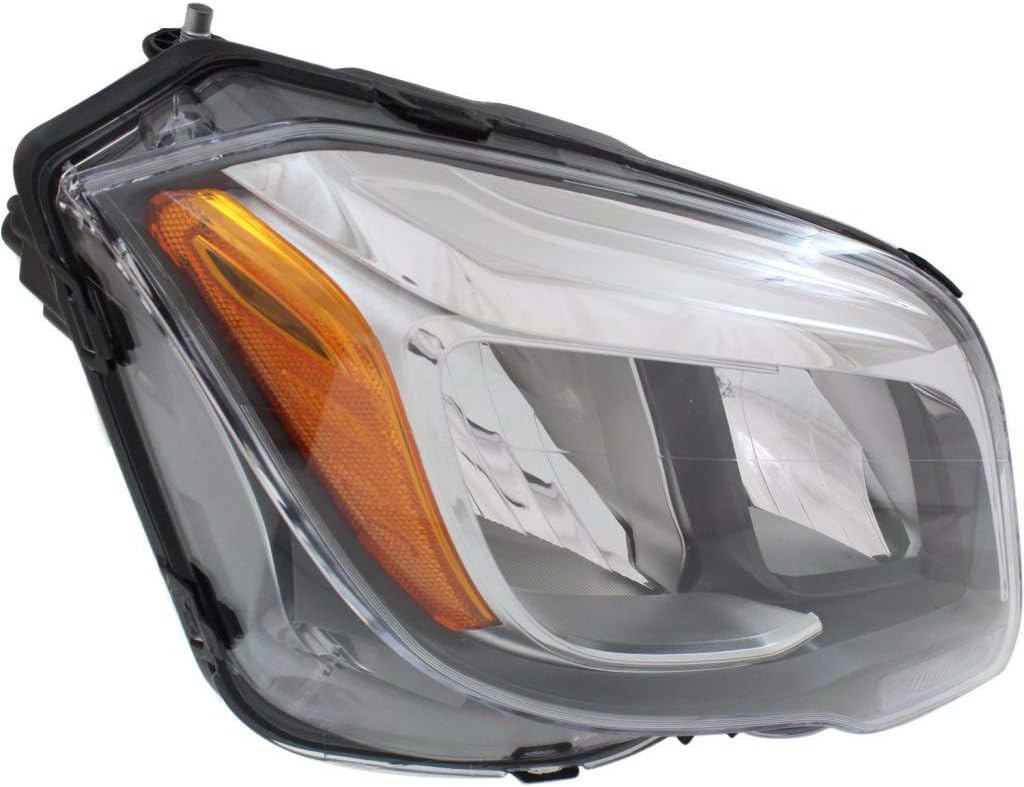 Headlight Assembly Driver and Passenger Side with Bulbs F630