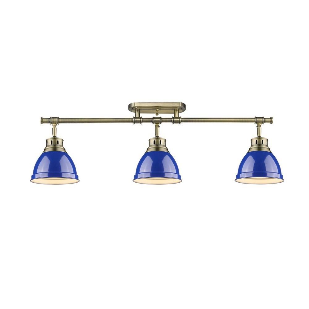 Matte Black Semi-Flush Track Light C764