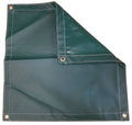 10x10 Forest Green Vinyl Coated Tarp 18 oz. Z2554