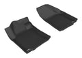 Black Front Row Floor Mat Q302