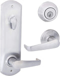 Satin Chrome Interconnected Passage Door Lock J704