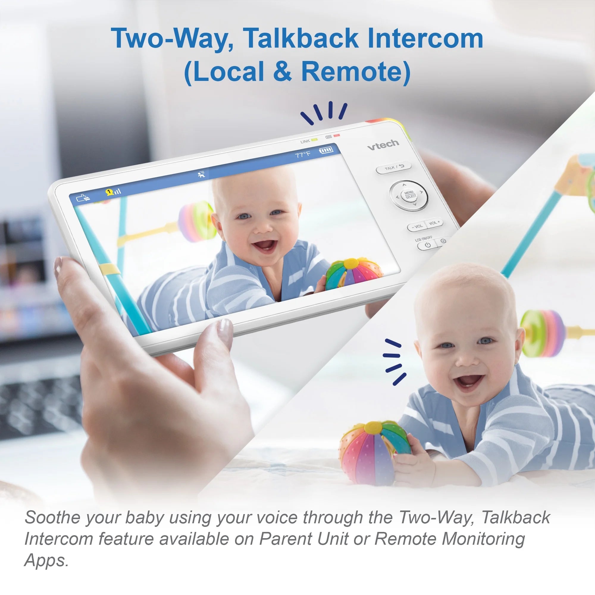 5" Smart Wi-Fi 1080p Pan & Tilt Video Baby Monitor T901
