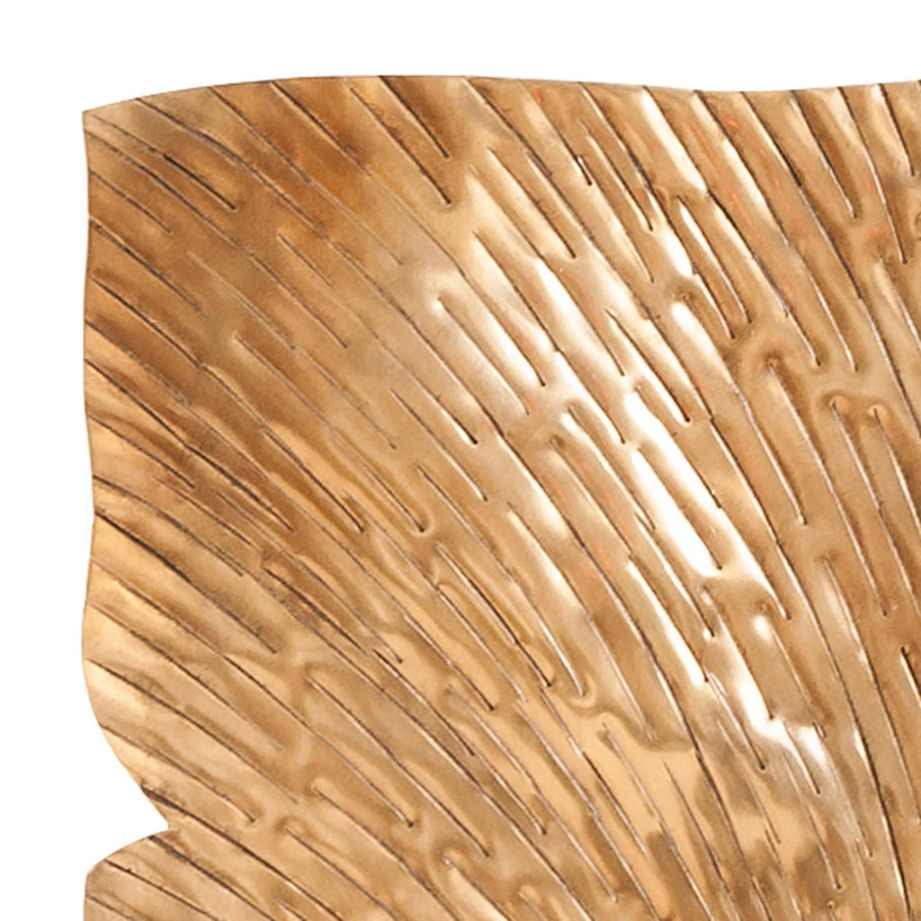 Square Leaf Wall Decor with Antique Silver P8999