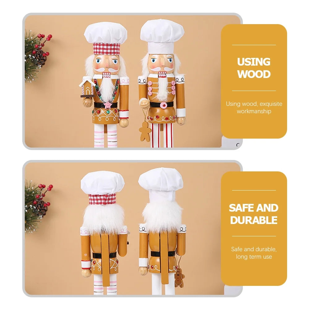 Nutcracker Wooden Table Decorative Figurines M811