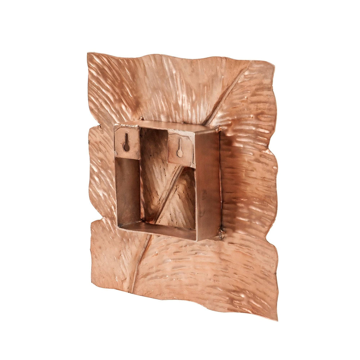 Square Leaf Wall Decor with Antique Silver P8999