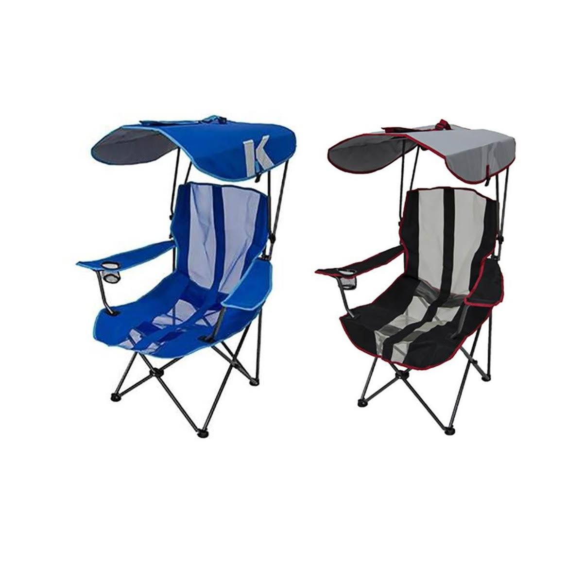 Blue & Black Canopy Camping Chair M1722