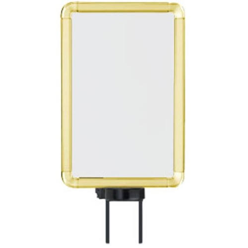 7 x 11 in. Gold Vertical Swivel Mount Sign Frame F618