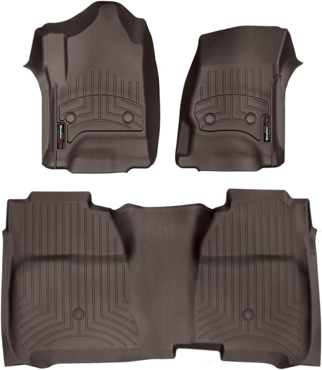 Custom Fit FloorLiner for Silverado/Sierra Crew Cab - 1st & 2nd Row (Grey) N971424
