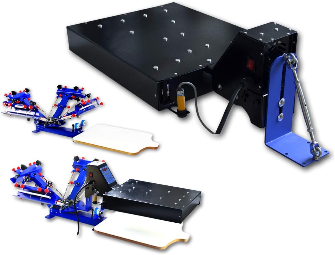 110V 1600W Multi-Color Screen Printing Flash Dryer with Sensor Switch N993