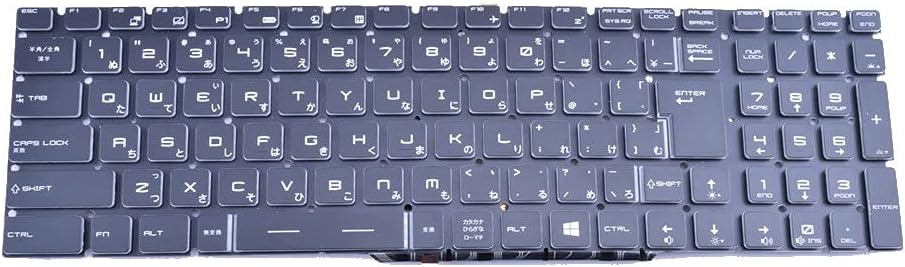 Japanese JP Crystal Keycap Laptop Keyboard Y9632