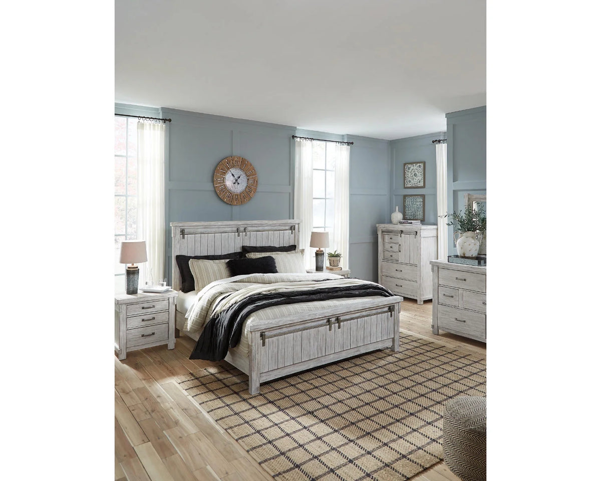 White Nightstand C48242