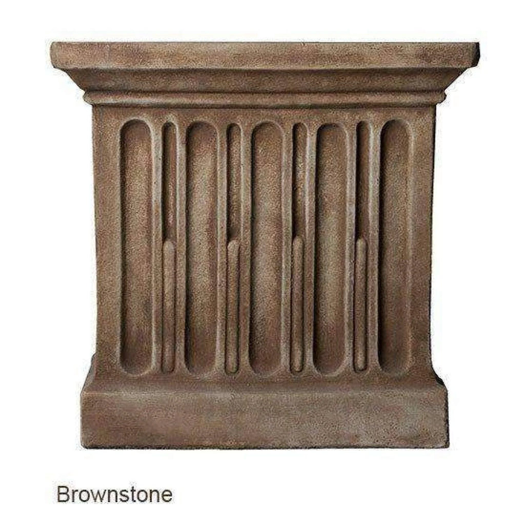 Grey Stone Curved Leaf Bench L827696