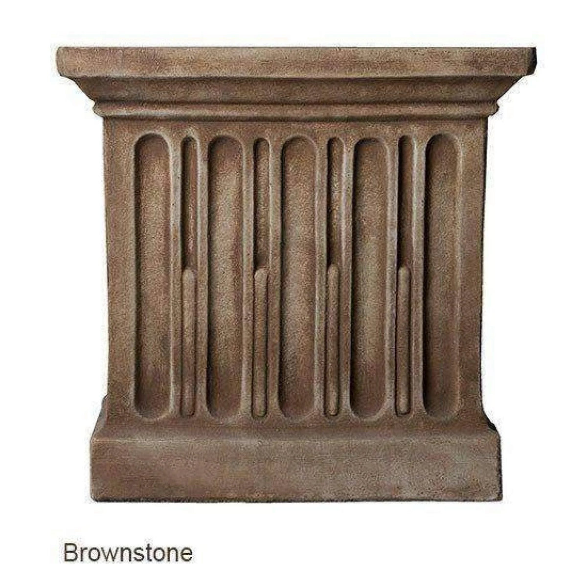 Grey Stone Curved Leaf Bench L827696