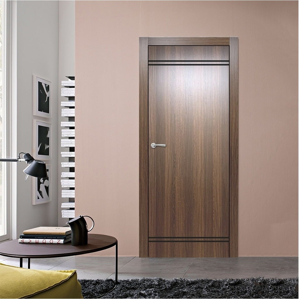 Prefinished Door Slab Whiskey Oak 24X80 Z150