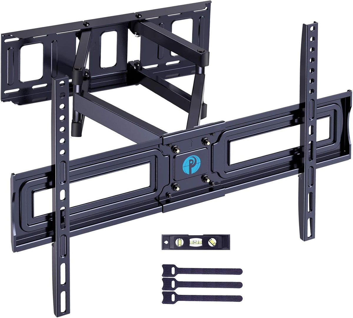 Full Motion Dual Arms TV Wall Mount for 37-70 Inch Flat Curved TVs, Max VESA 600x400mm, Pack of 2 H1746