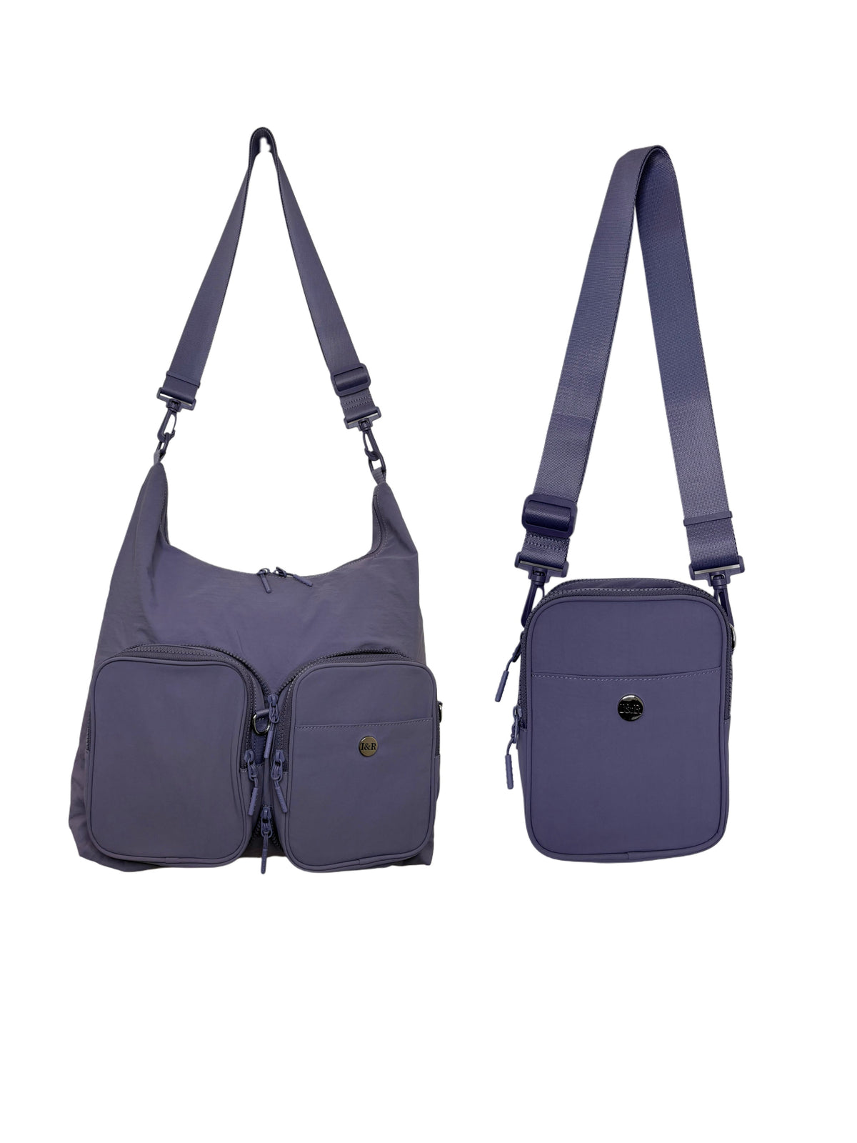 The Iris Flex Sling/Tote Bag (#2026) Fashionable Heart Shaped Tote Bag - By Iris & Rainbow