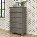 5 Drawer Chest Driftwood V135943