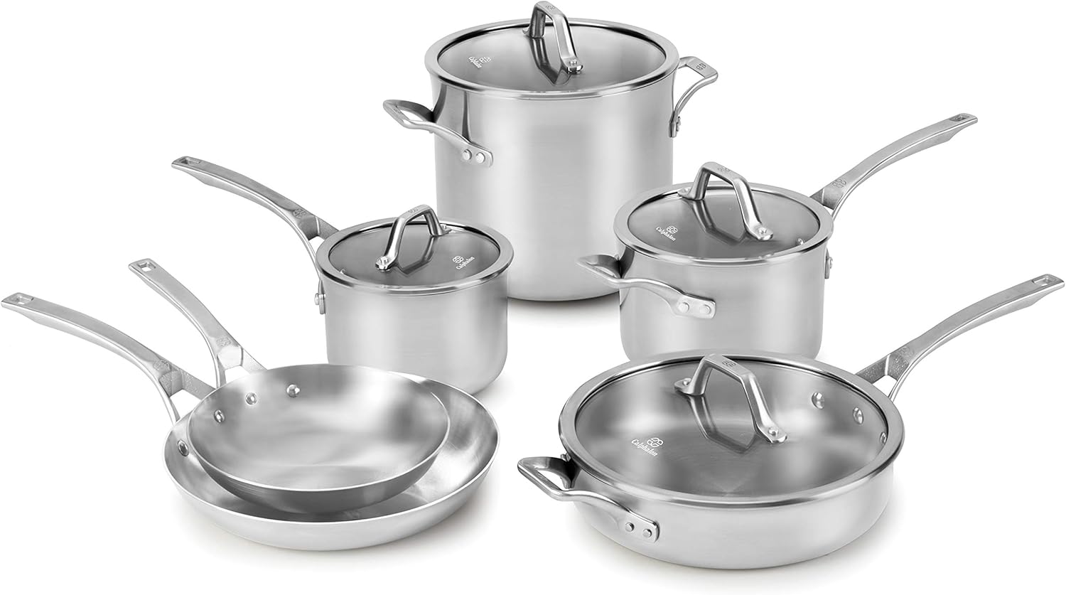 10-Piece Stainless Steel Cookware Set I2261