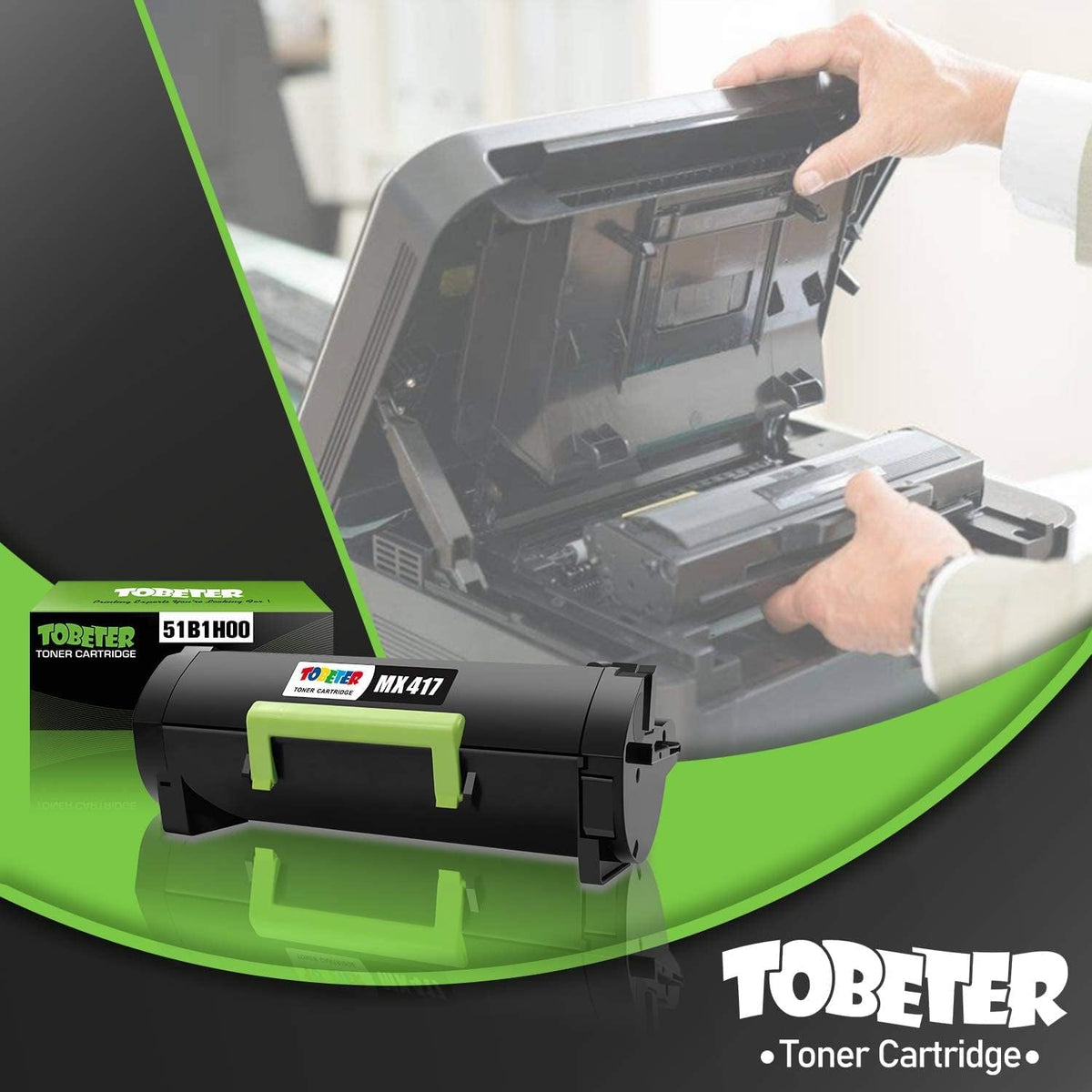 Remanufactured Toner Cartridge for Lexmark 51B1H00 (1 Pack) W6183