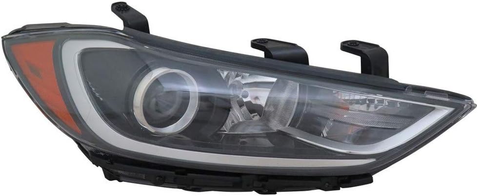 Passenger Side Headlight for Hyundai Elantra 2017 2018 G577