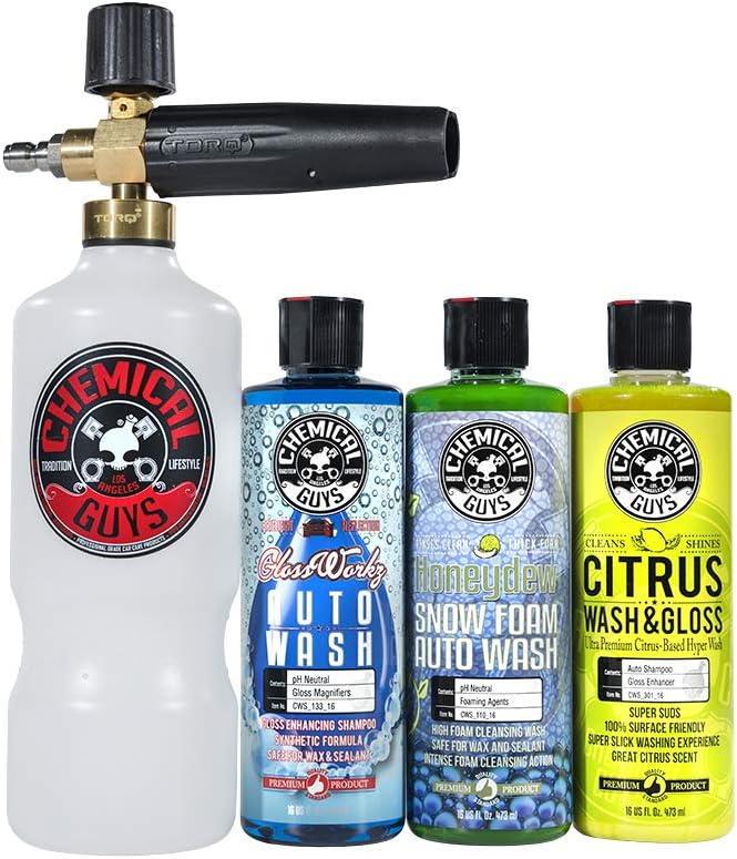 Foam Cannon and Soap Kit, 4 Items J58390