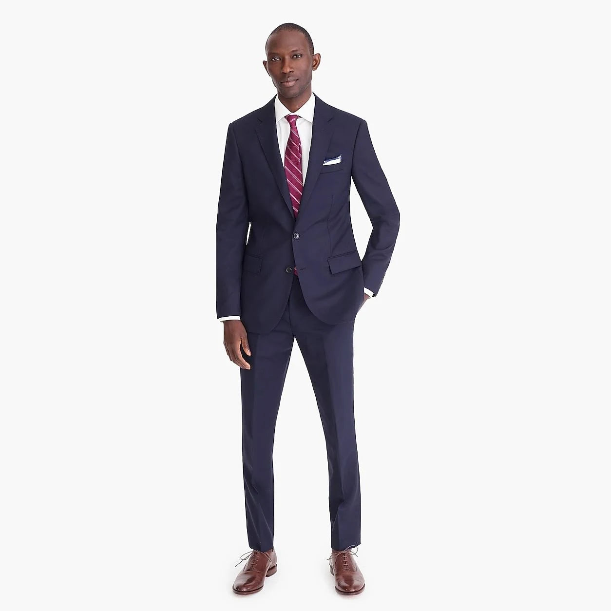 Slim-Fit Suit Pant in Italian Wool S80779
